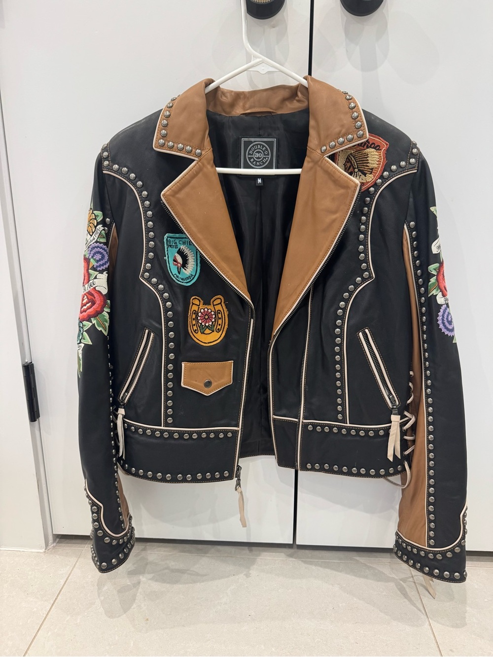 Double D Ranch Limited Edition 30th Anniversary Lambskin Leather Jacket